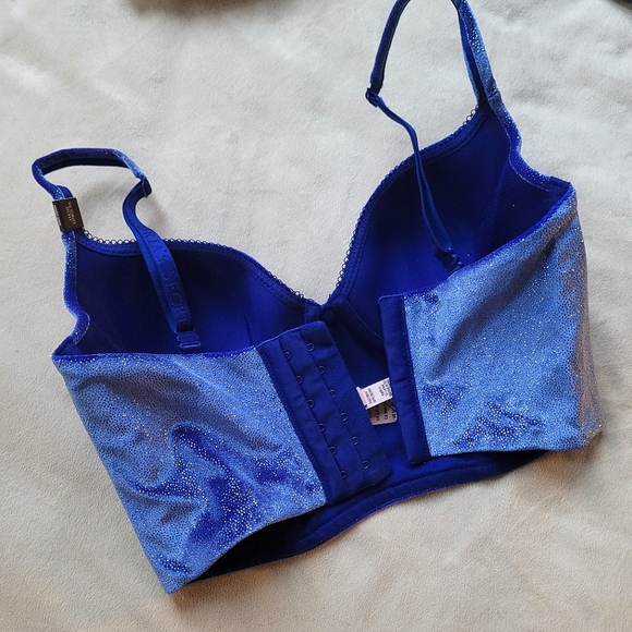 🍒NWT🍒 BUNDLE! VS BBV LONGLINE VELVET BLING BRAS - Picture 9 of 9